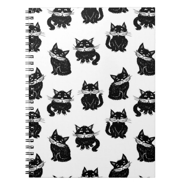 Cuaderno Patrón de gato (Frente)