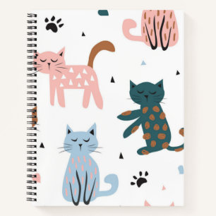 Cuaderno Patrón de gato