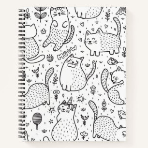 Cuaderno Patrón de gato