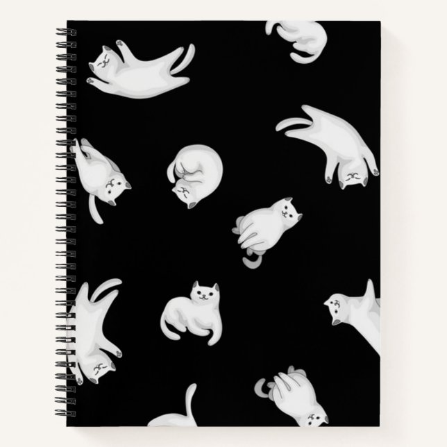 Cuaderno Patrón de gato (Anverso)