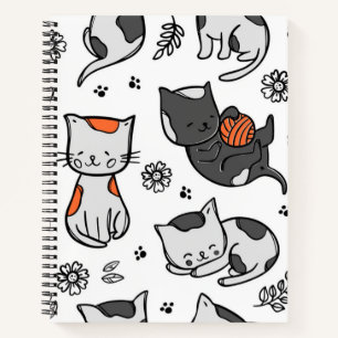 Cuaderno Patrón de gato