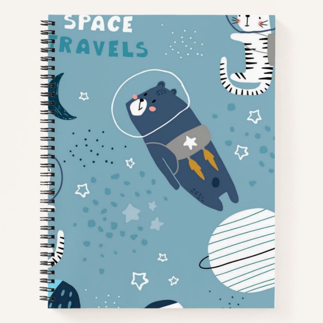 Cuaderno Patrón de gato (Anverso)