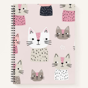 Cuaderno Patrón de gato