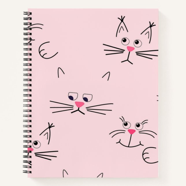 Cuaderno Patrón de gato (Anverso)