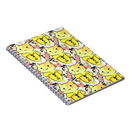 Cuaderno Patrón de gato bananero llorando