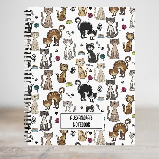 Cuaderno Patrón de gato de bonito (Subido por el creador)