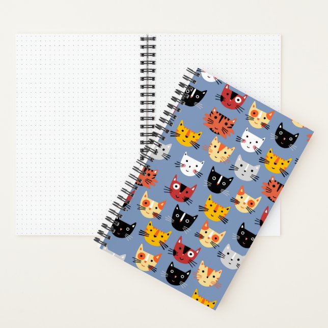Cuaderno Patrón de gato de corte (Interior)