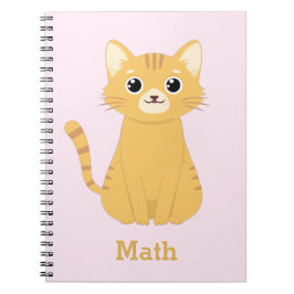 Cuaderno Patrón de gato personalizado