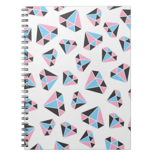 Cuaderno patrón de gema impecable. Ilustracion de época