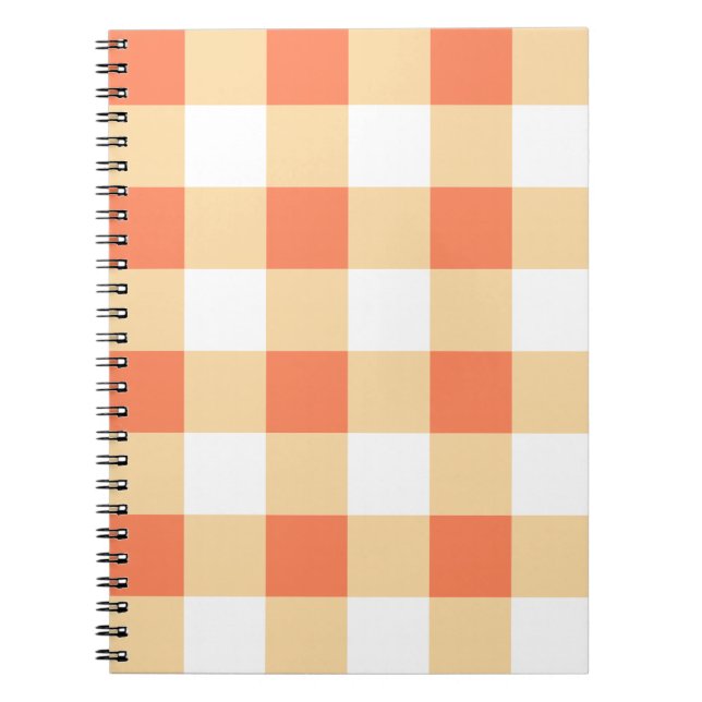 Cuaderno Patrón de Gingham (Frente)