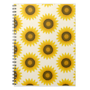 Cuaderno Patrón de girasol