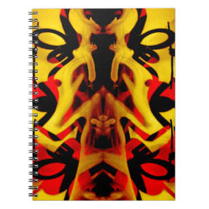 Cuaderno Patrón de graffiti colorido