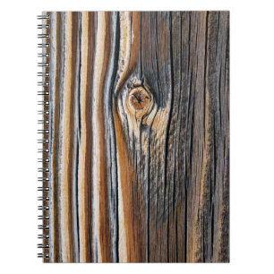 Cuaderno Patrón de grano de madera