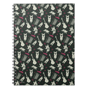 Cuaderno Patrón de guitarra y amplificador punk de Scooby-D