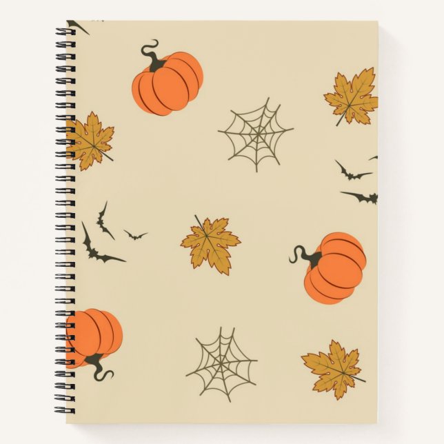 Cuaderno Patrón de Halloween (Anverso)