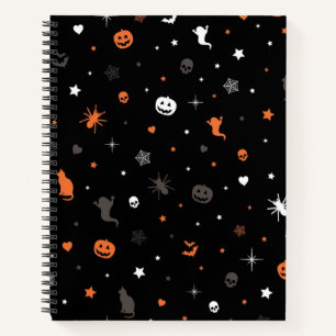 Cuaderno Patrón de Halloween