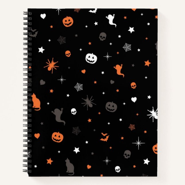 Cuaderno Patrón de Halloween (Anverso)