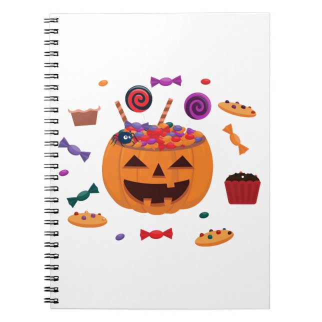 Cuaderno patrón de Halloween (Frente)
