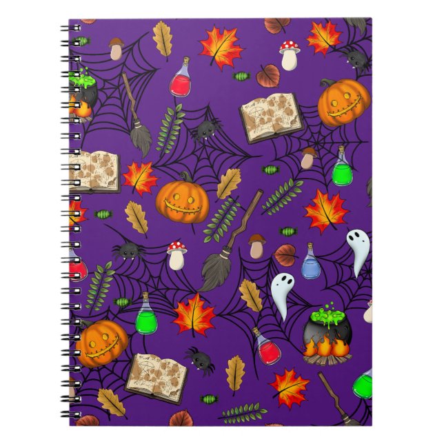 Cuaderno Patrón de Halloween (Frente)