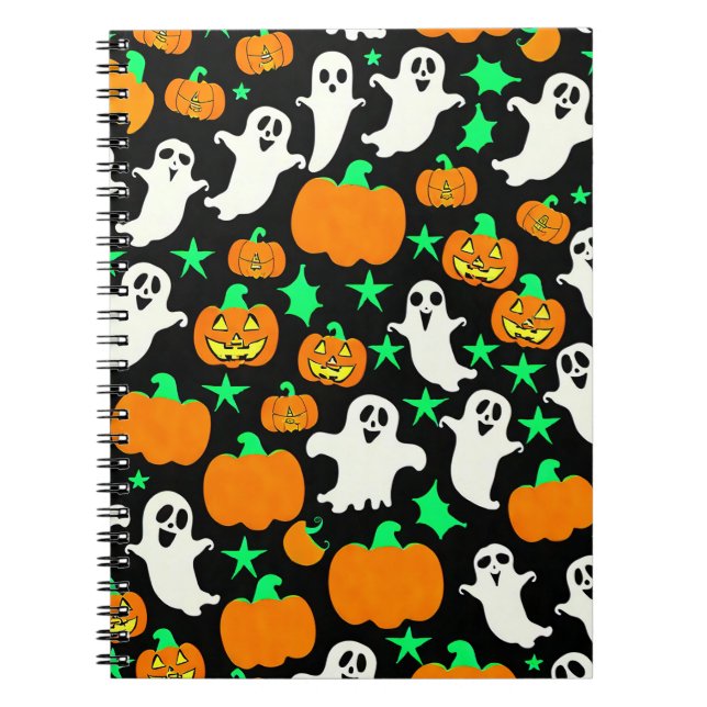 Cuaderno Patrón de Halloween (Frente)