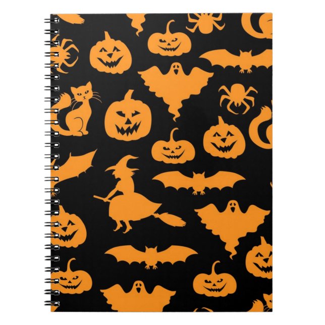 Cuaderno Patrón de Halloween (Frente)