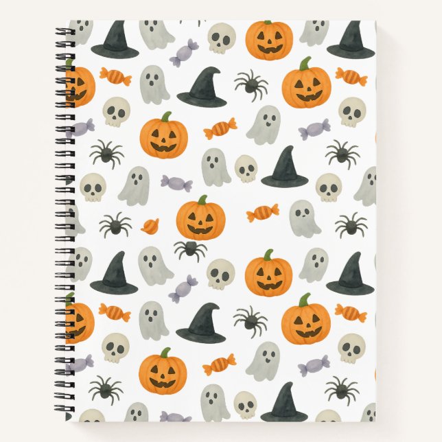 Cuaderno Patrón de Halloween (Anverso)