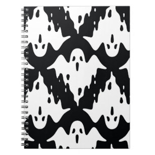 Cuaderno Patrón de Halloween Ghost Spooky Seamless