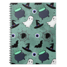 Cuaderno Patrón de Halloween sin foco