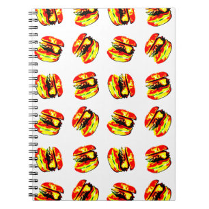 Cuaderno Patrón de hamburguesas