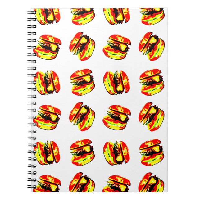 Cuaderno Patrón de hamburguesas (Frente)