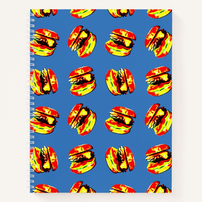 Cuaderno Patrón de hamburguesas (Anverso)