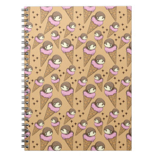Cuaderno Patrón de helado Patrón de las lolias langosta