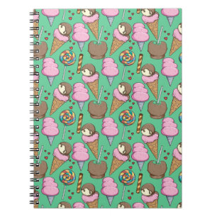 Cuaderno Patrón de helado   Patrón de lollies   piruleta 29