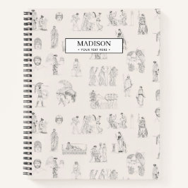 Cuaderno Patrón de historia griega clásica de la Antigua Gr