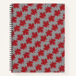 Cuaderno Patrón de hoja de arce