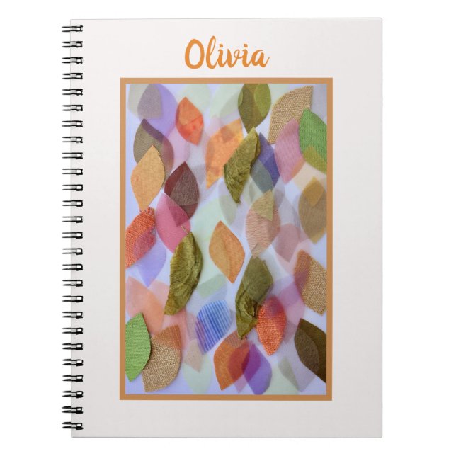 Cuaderno Patrón de hoja de personalizable (Frente)