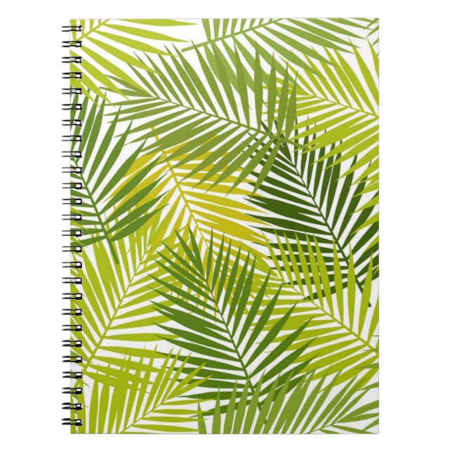 Cuaderno Patrón de hojas (Frente)