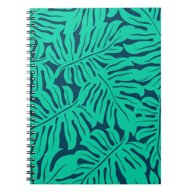 Cuaderno Patrón de hojas (Frente)