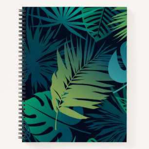 Cuaderno Patrón de hojas