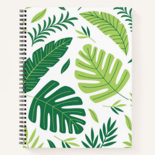 Cuaderno Patrón de hojas