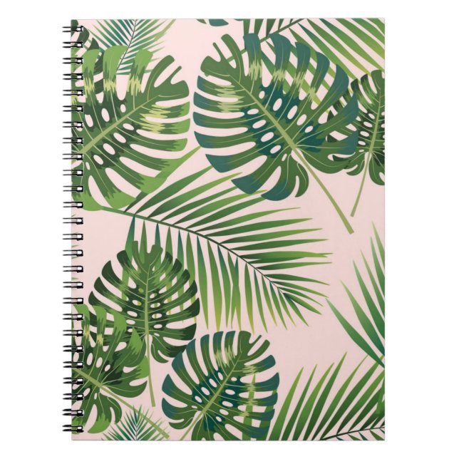 Cuaderno Patrón de hojas (Frente)