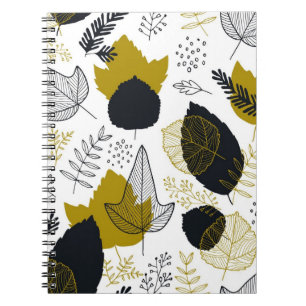Cuaderno Patrón de hojas