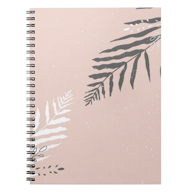 Cuaderno Patrón de hojas (Frente)