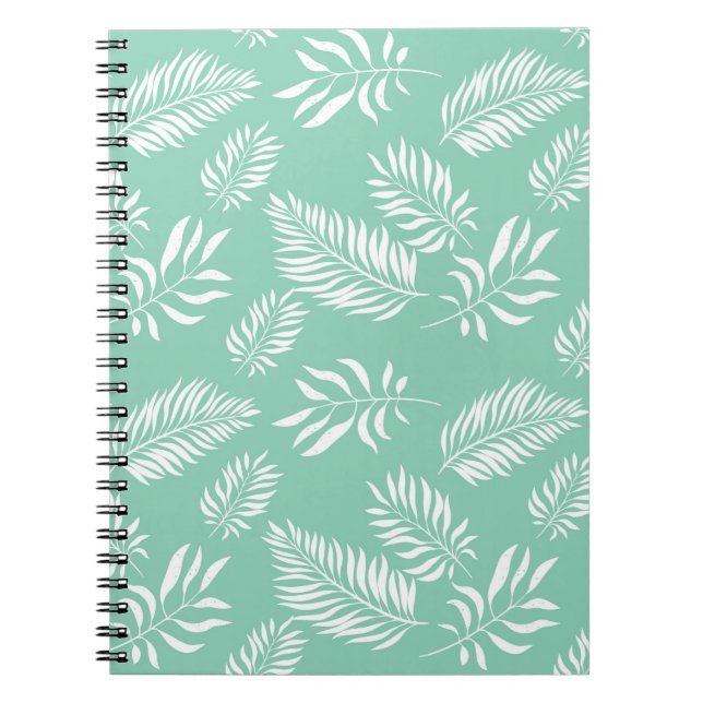 Cuaderno Patrón de hojas 14 (Frente)