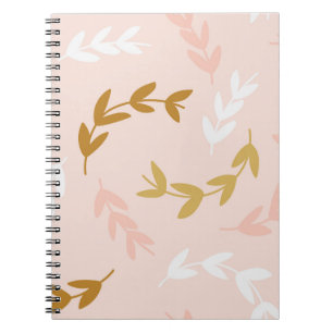 Cuaderno Patrón de hojas 4