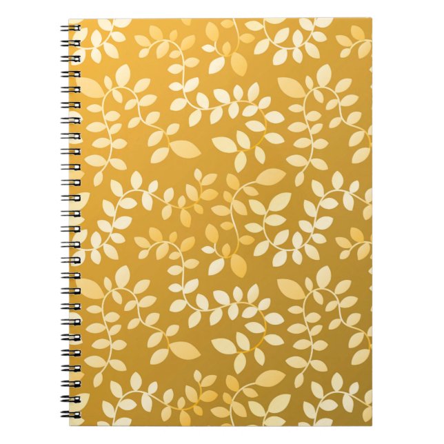 Cuaderno Patrón de hojas 6 (Frente)