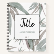 Patrón de hojas de eucalipto