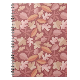 Cuaderno Patrón de hojas de Marsala