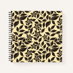 Cuaderno Patrón de hojas florales-47566