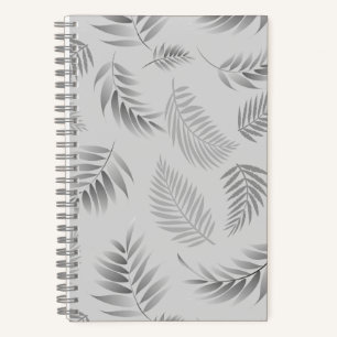 Cuaderno Patrón de hojas tropicales 5